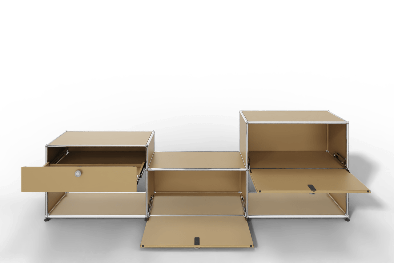 USM Haller Sideboard, 2 Klapptüren und 1 Schubkasten Produktbild