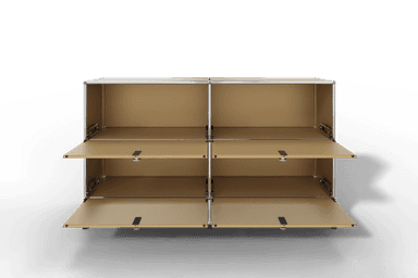 USM Haller Sideboard, mit 4 Klapptüren und Sockel von Paul Schärer & Fritz Haller Produktbild