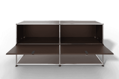 USM Haller Sideboard, 2 Klapptüren, untere Ebene offen Produktbild