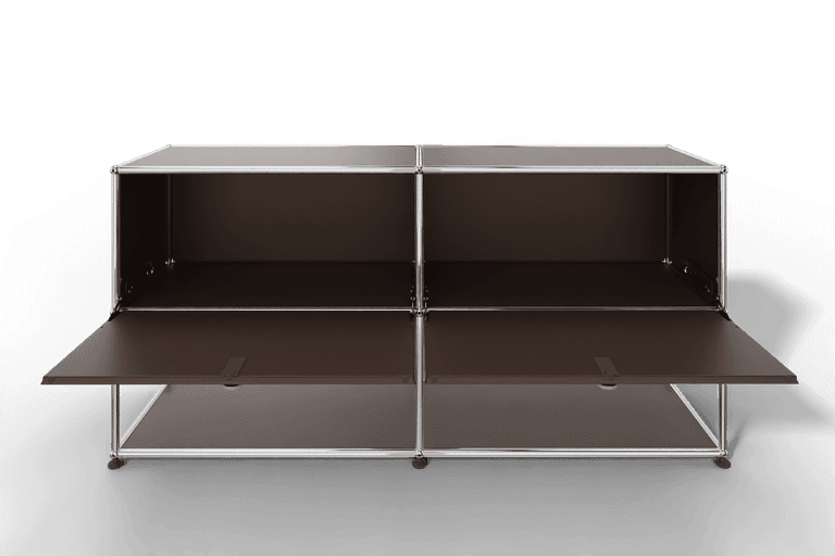 USM Haller Sideboard, 2 Klapptüren, untere Ebene offen Produktbild