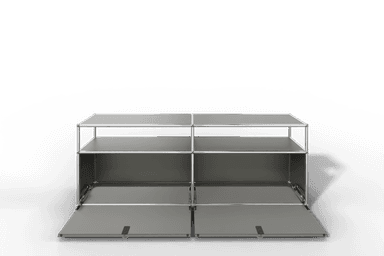 USM Haller Lowboard, mit 2 Klapptüren, von Paul Schärer & Fritz Haller Produktbild