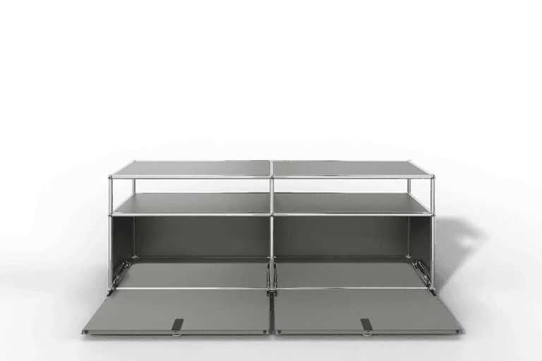 USM Haller Lowboard, mit 2 Klapptüren, von Paul Schärer & Fritz Haller Produktbild