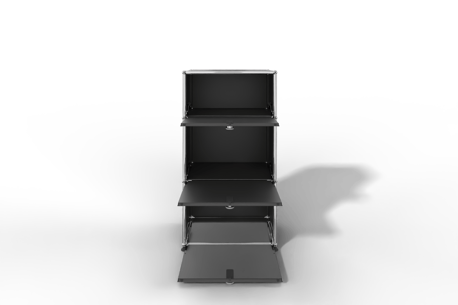 USM Haller schmales Highboard mit 3 Klapptüren. Produktbild