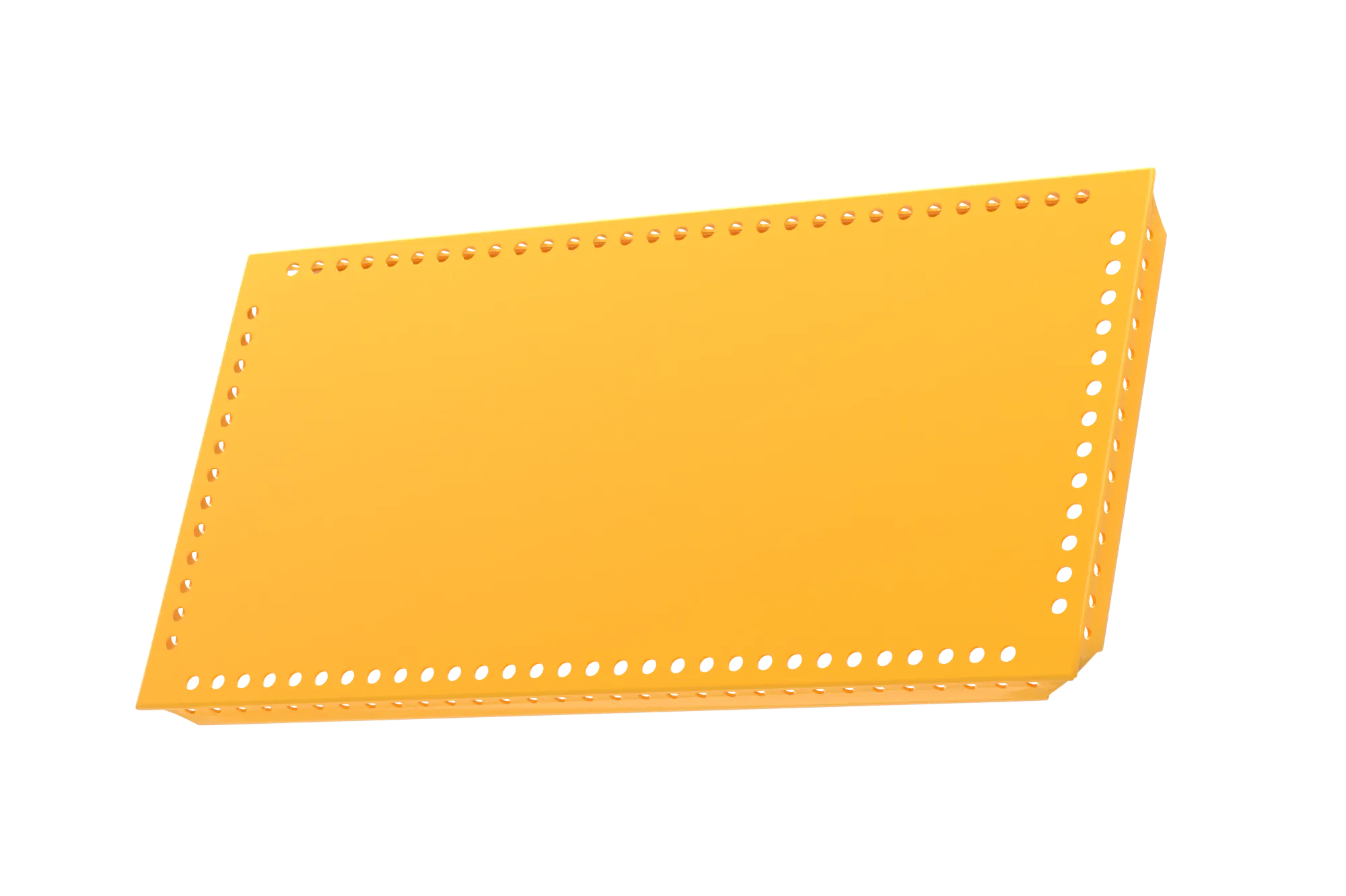 USM Haller Tablar Gelocht Goldgelb 175x350 Produktbild