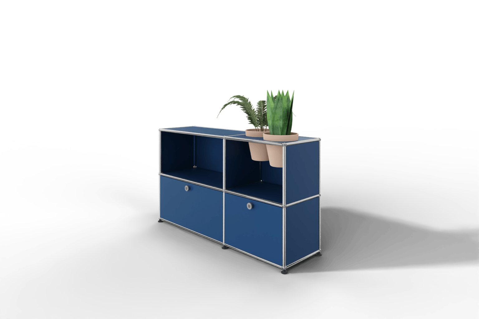 USM Haller Sideboard mit Klapptüren und Pflanzeneinsatz Produktbild