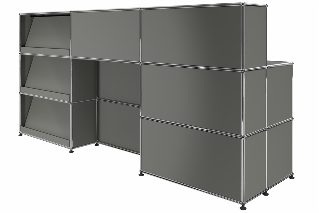 USM Haller Theke mit Schreibtisch