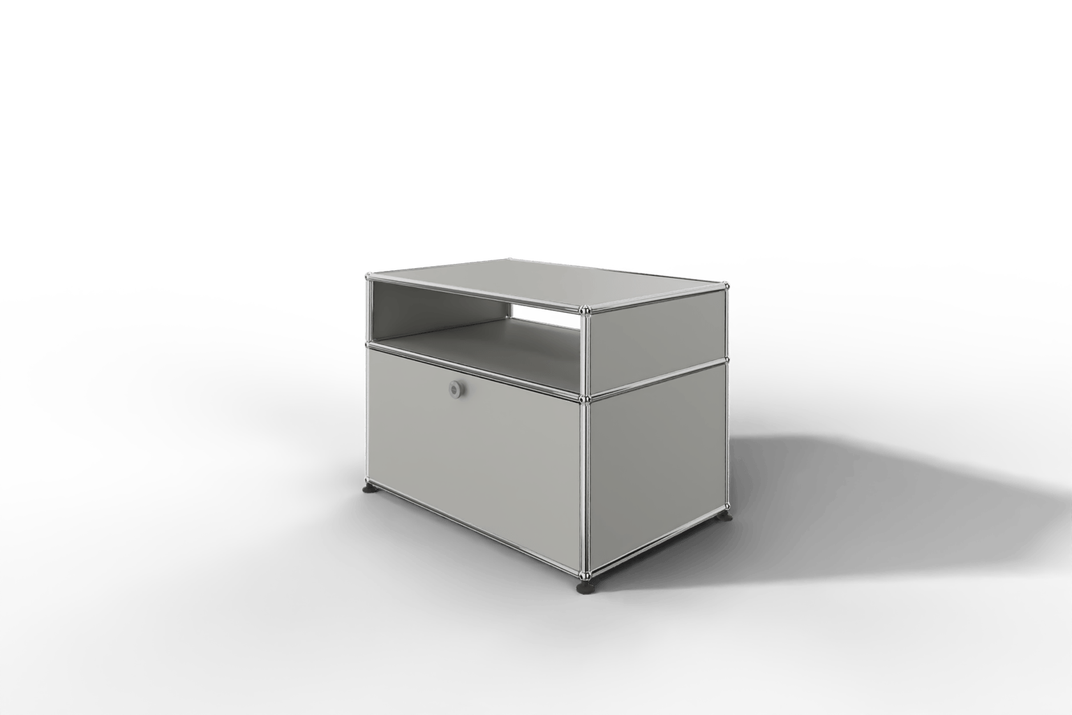 USM Haller TV-Lowboard klein mit einem offenen Fach Produktbild