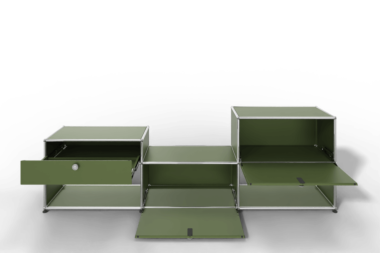 USM Haller Sideboard, 2 Klapptüren und 1 Schubkasten Produktbild