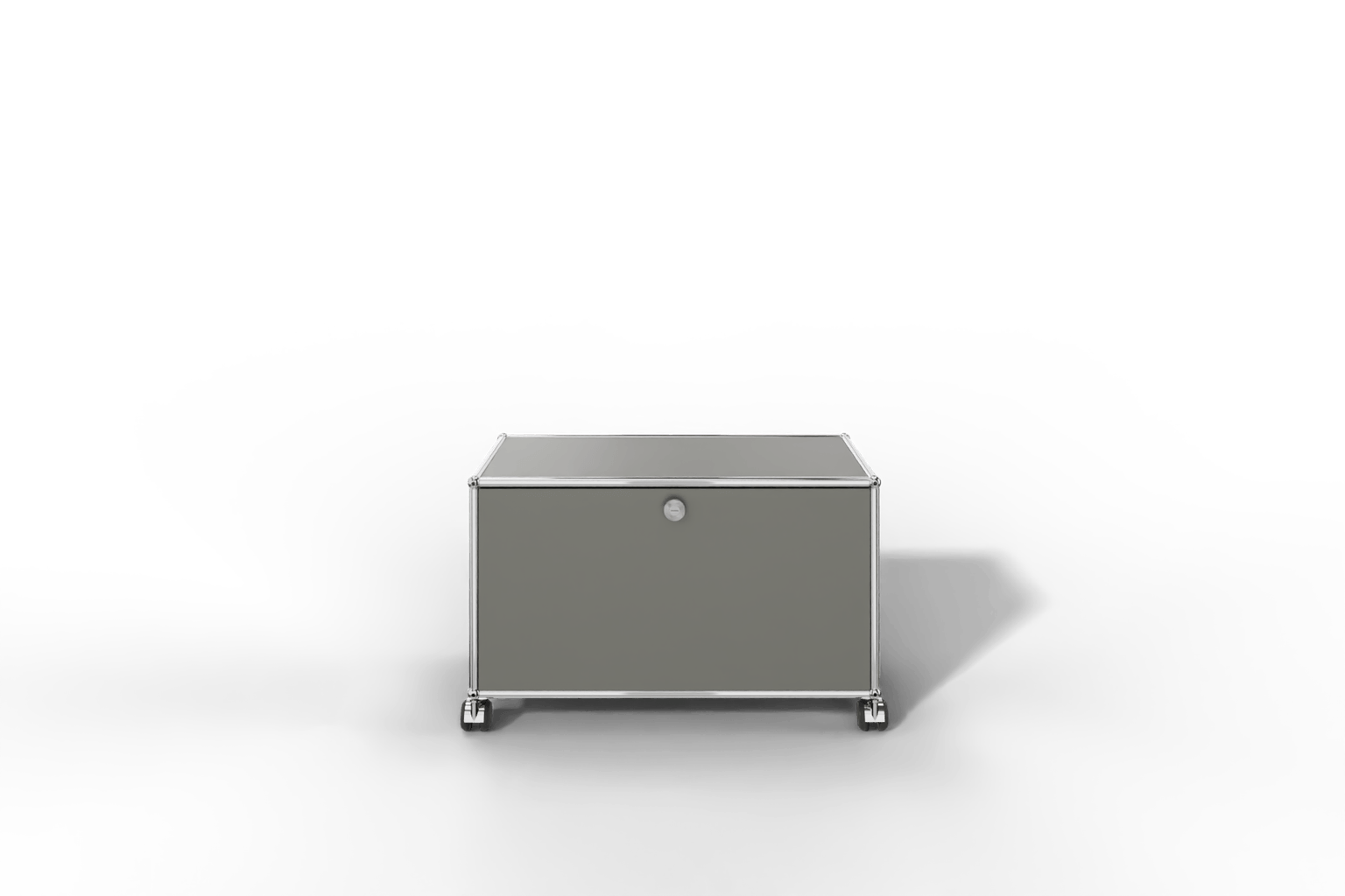 USM Haller Lowboard klein mit einer Klapptüre - auf Rollen Produktbild