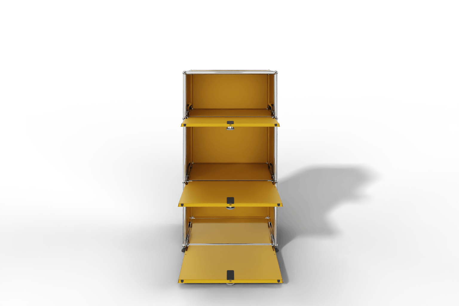 USM Haller schmales Highboard mit 3 Klapptüren. Produktbild