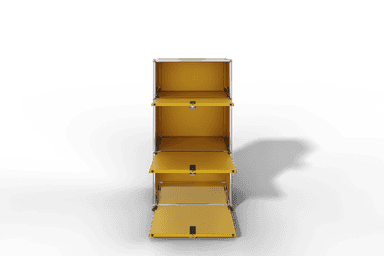 USM Haller schmales Highboard mit 3 Klapptüren. Produktbild