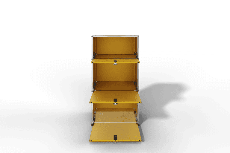 USM Haller schmales Highboard mit 3 Klapptüren. Produktbild