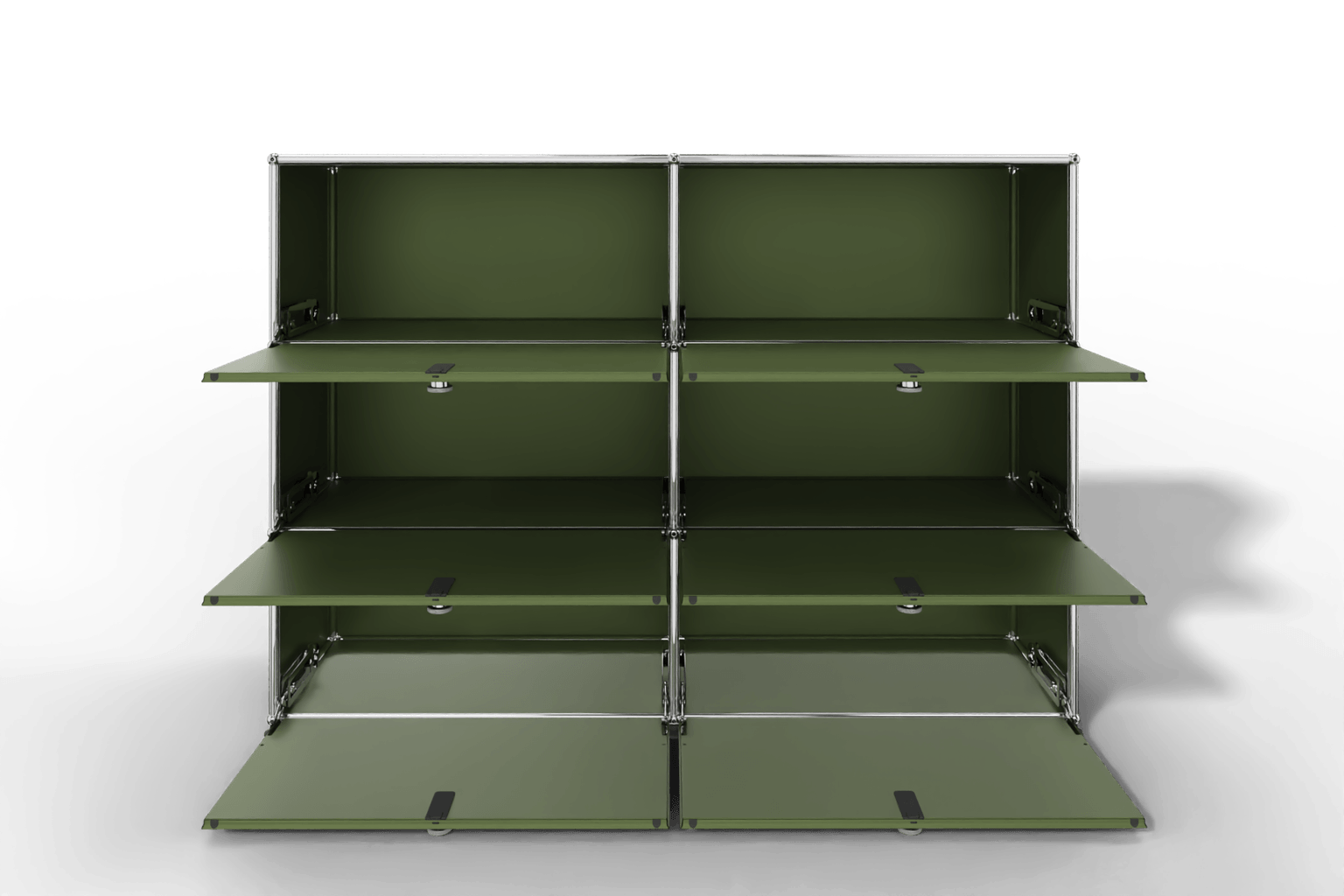 USM Haller Highboard, mit 6 Klapptüren, von Paul Schärer & Fritz Haller Produktbild
