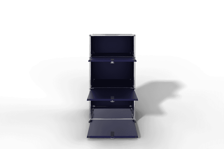USM Haller schmales Highboard mit 3 Klapptüren. Produktbild
