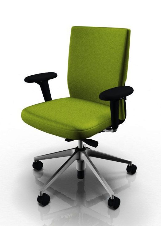 Vitra Drehstuhl ID-Chair Soft, mit Polsterrückenlehne, Plano, VOLLAUSSTATTUNG Produktbild