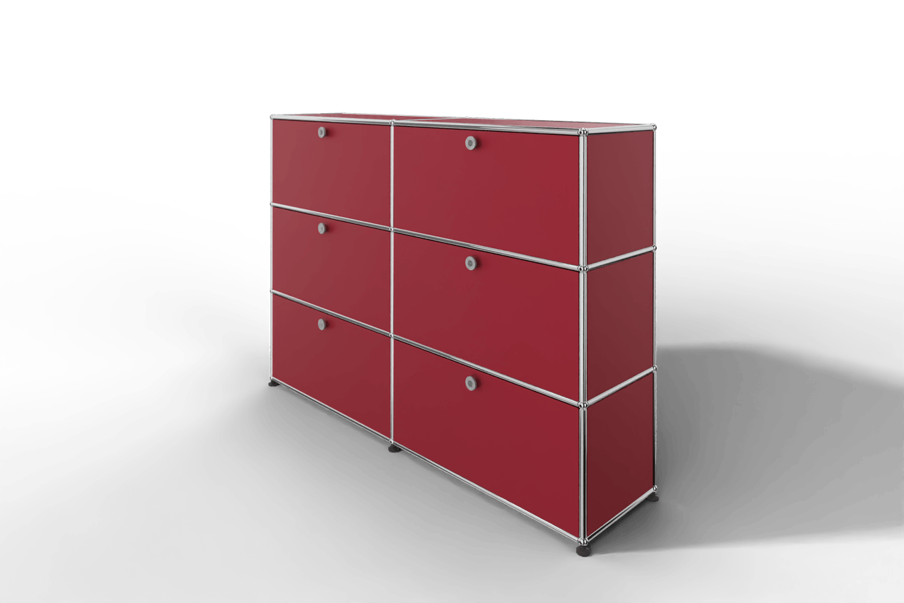 USM Haller Highboard, mit 6 Klapptüren, von Paul Schärer & Fritz Haller Produktbild