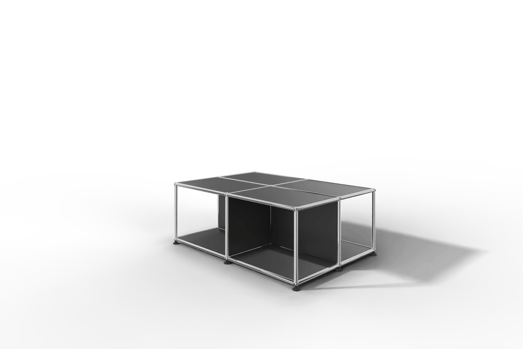 USM Haller Couchtisch mit 4 Fächern, in 14 Farben lieferbar Produktbild