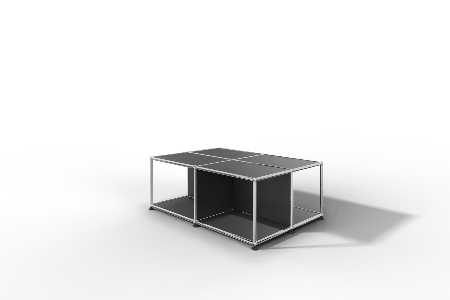 USM Haller Couchtisch mit 4 Fächern, in 14 Farben lieferbar Produktbild