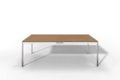 USM Haller Tisch, Tiefe 1000 mm, Holz furniert, geölt / lackiert, Oberfläche wählbar, Länge wählbar Produktbild