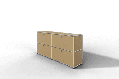 Farbe wählbar - USM Haller Sideboard, mit 4 Klapptüren Produktbild