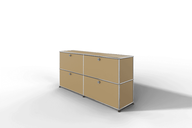 Farbe wählbar - USM Haller Sideboard, mit 4 Klapptüren Produktbild