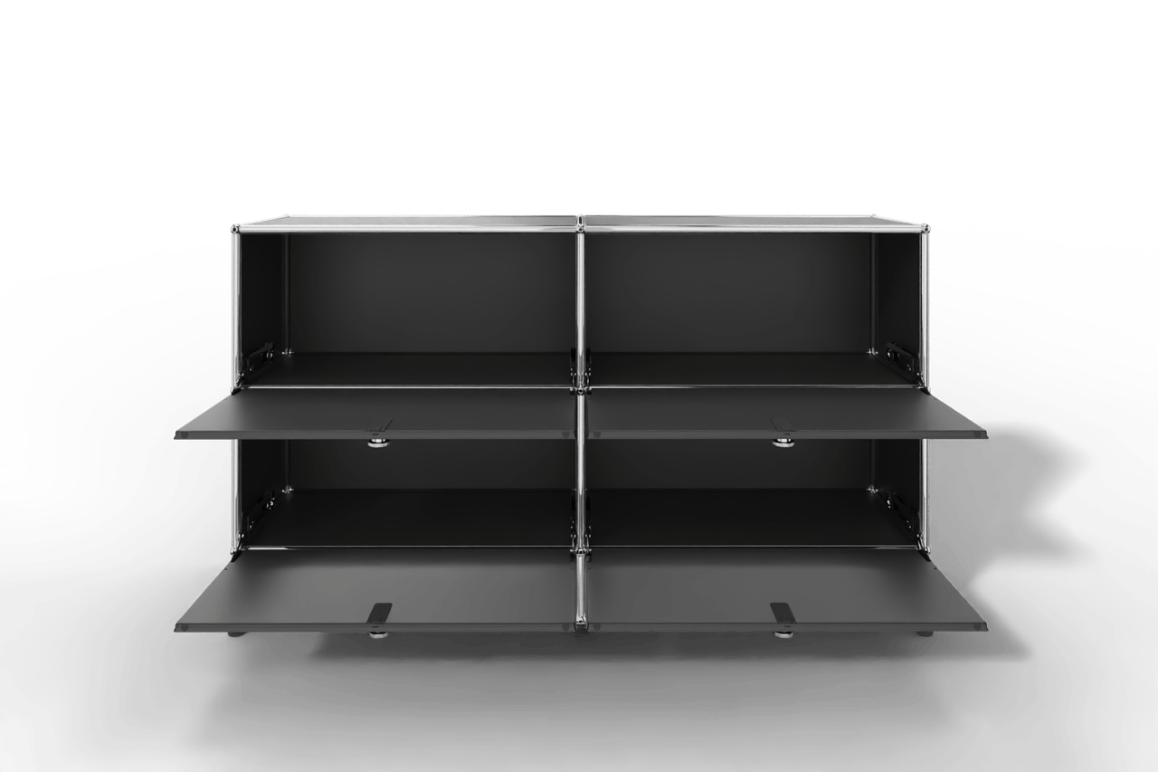 USM Haller Sideboard, mit 4 Klapptüren und Sockel von Paul Schärer & Fritz Haller Produktbild