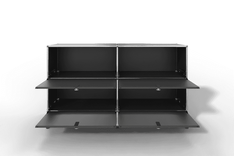 USM Haller Sideboard, mit 4 Klapptüren und Sockel von Paul Schärer & Fritz Haller Produktbild