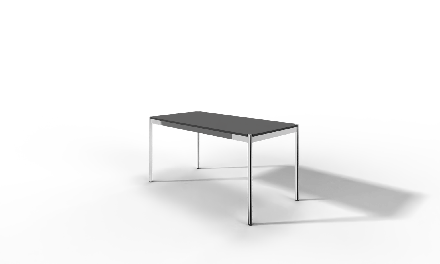 USM Haller Tisch, Tiefe 750 mm, in Fenix, aus 3 Farben wählbar, Tischlänge wählbar Produktbild