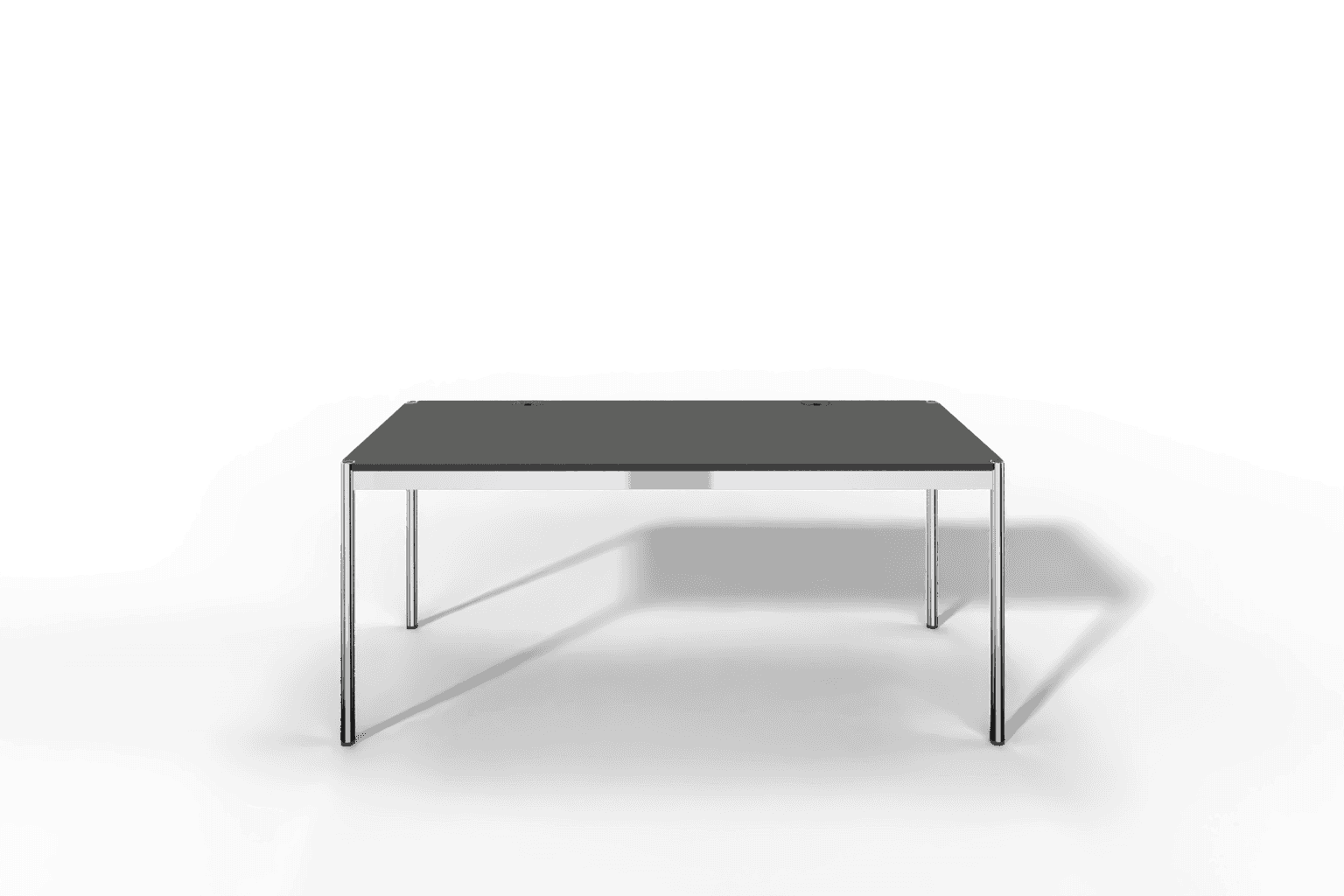 USM Haller Tisch Plus,Tiefe 750 mm, Oberfläche Linoleum Produktbild