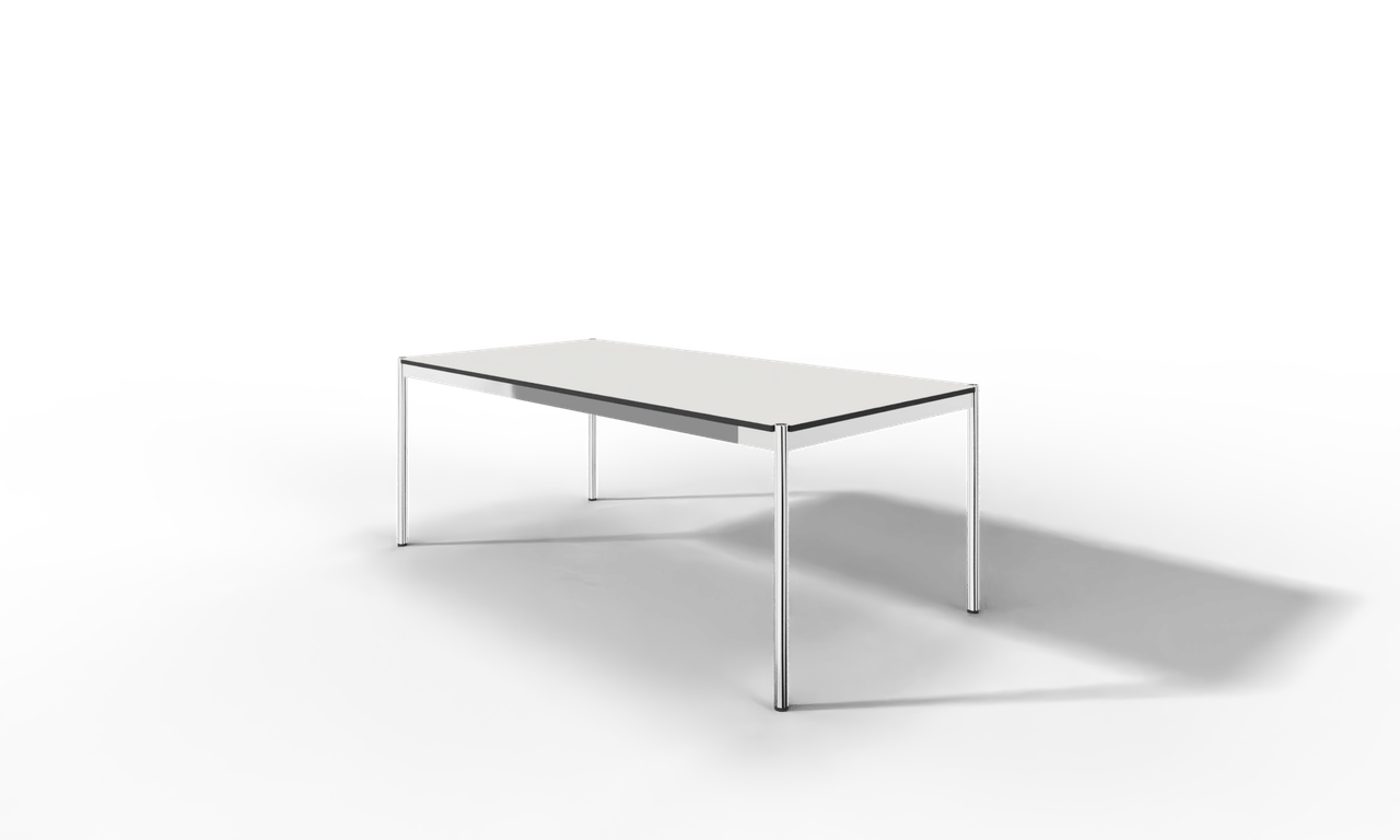 USM Haller Tisch, Tiefe 1000 mm, in Fenix, aus 3 Farben wählbar, Tischlänge wählbar Produktbild