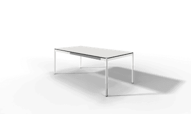 USM Haller Tisch, Tiefe 1000 mm, in Fenix, aus 3 Farben wählbar, Tischlänge wählbar Produktbild