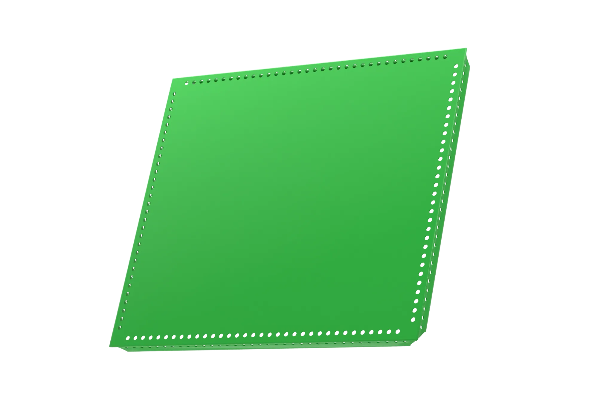 USM Haller Tablar Gelocht Grün 395x350 Produktbild