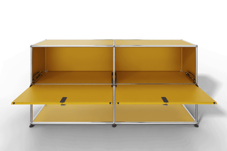 USM Haller Sideboard, 2 Klapptüren, untere Ebene offen Produktbild