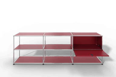 USM Haller Sideboard offen mit einer Klapptüre Produktbild