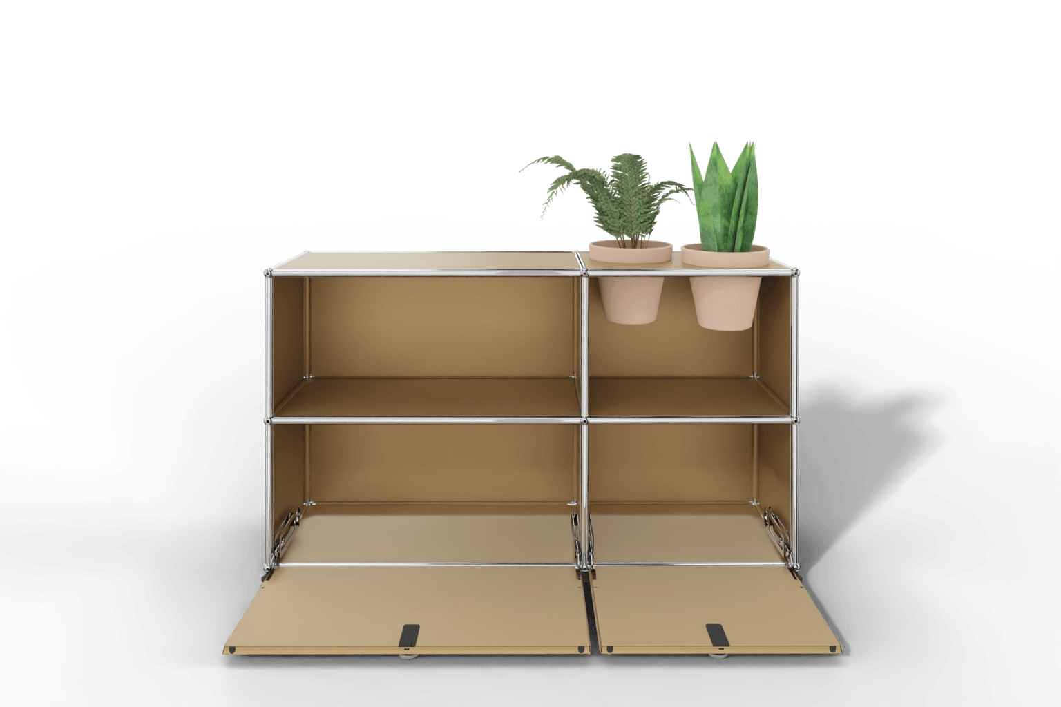 USM Haller Sideboard mit Klapptüren und Pflanzeneinsatz Produktbild