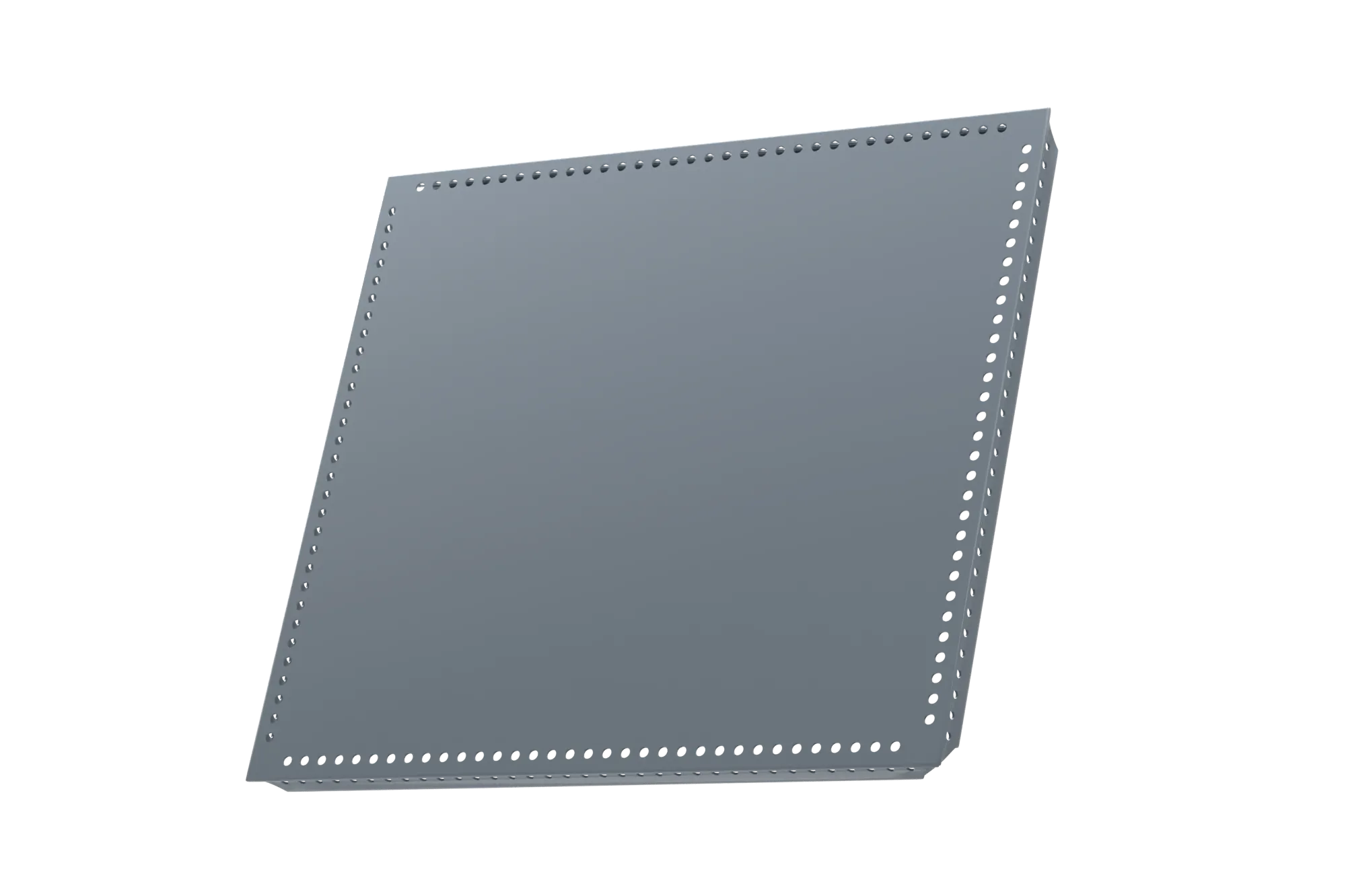 USM Haller Tablar Gelocht Anthrazitgrau 395x350 Produktbild