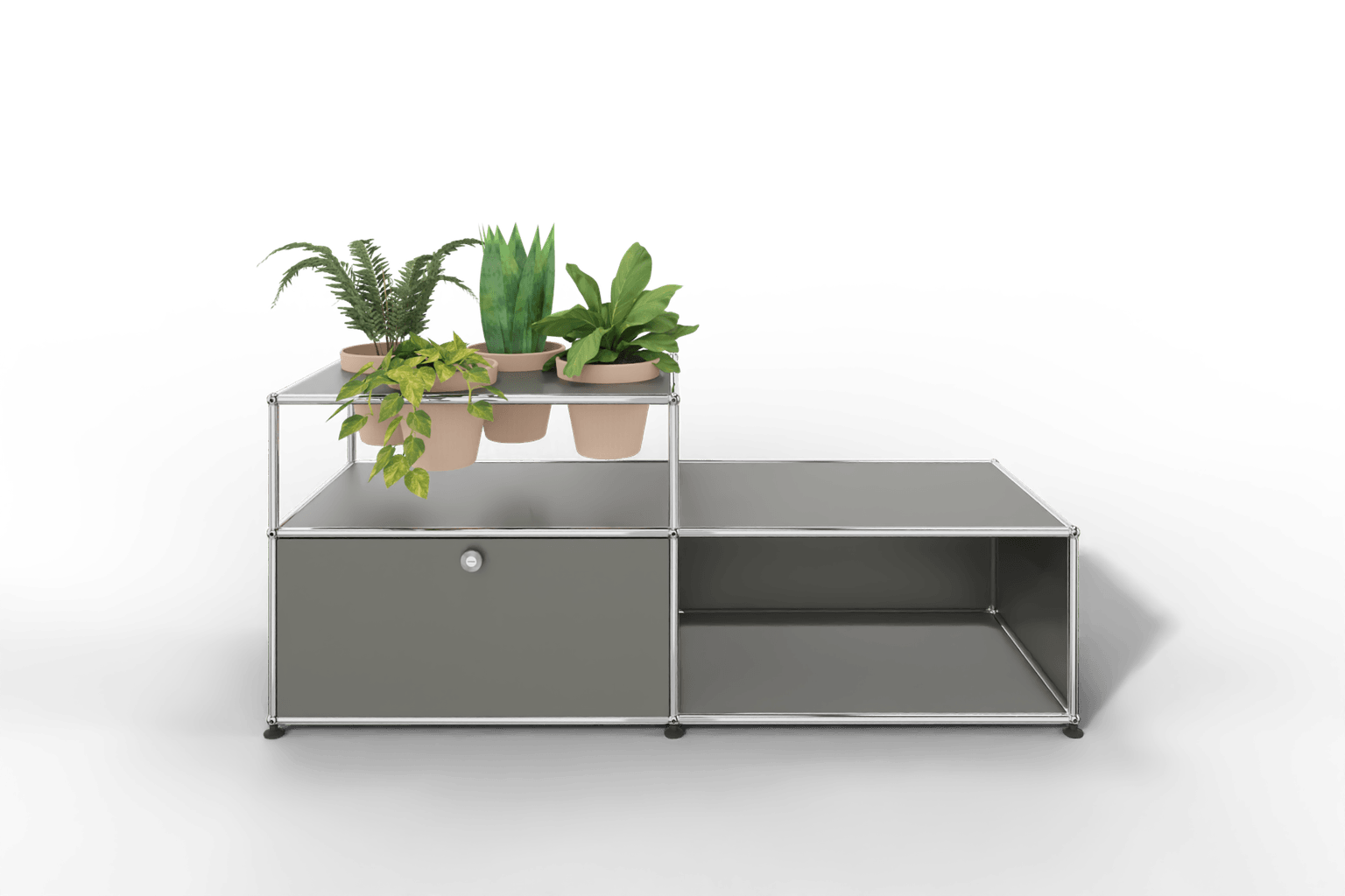 USM Haller Lowboard mit Pflanzeneinlage Produktbild