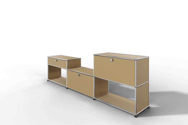 USM Haller Sideboard, 2 Klapptüren und 1 Schubkasten Produktbild