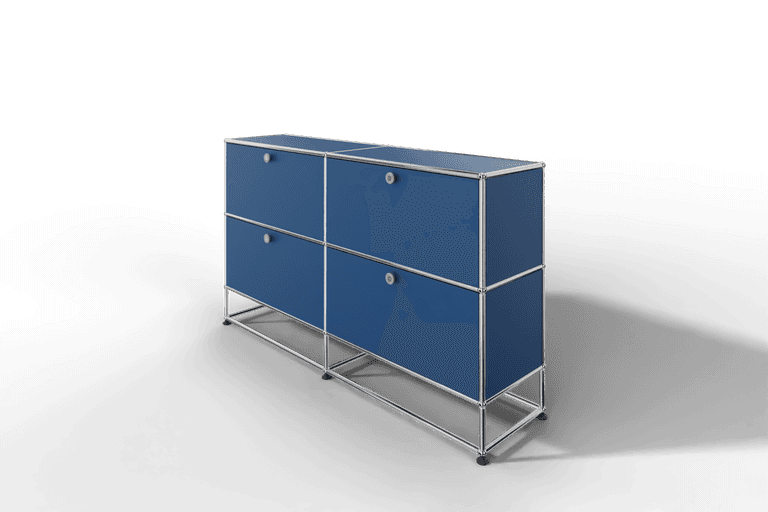 USM Haller Sideboard, mit 4 Klapptüren und Sockel von Paul Schärer & Fritz Haller Produktbild