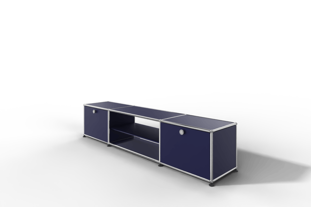 USM Haller TV-Lowboard mit Mittelteil und Zwischentablar Produktbild