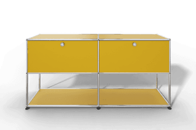 USM Haller Sideboard, 2 Klapptüren, untere Ebene offen Produktbild