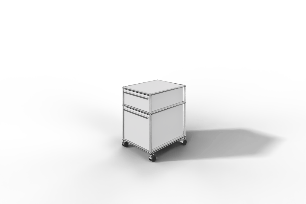 USM Haller Rollcontainer mit Hängeregistratur, wahlweise abschließbar. 14 Farben konfigurierbar. Produktbild