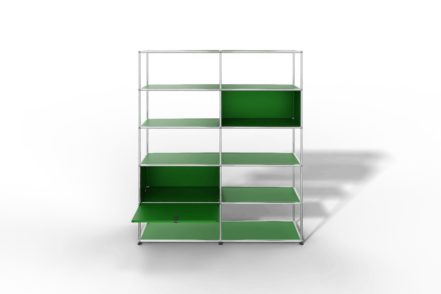 USM Haller Regalwand, offene und geschlossene Fächer kombiniert Produktbild