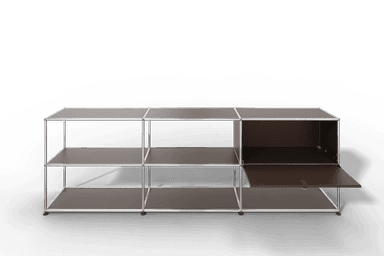 USM Haller Sideboard offen mit einer Klapptüre Produktbild