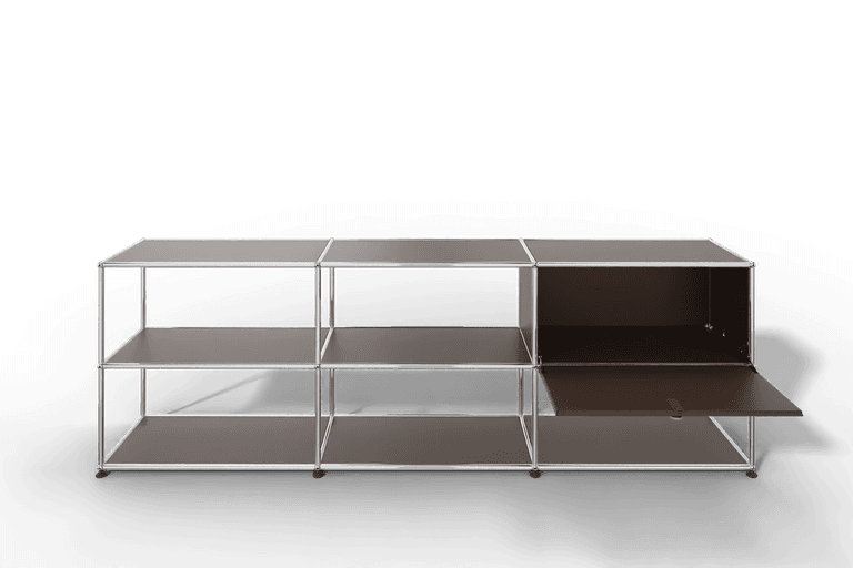 USM Haller Sideboard offen mit einer Klapptüre Produktbild