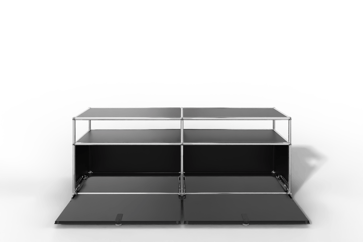 USM Haller Lowboard, mit 2 Klapptüren, von Paul Schärer & Fritz Haller Produktbild