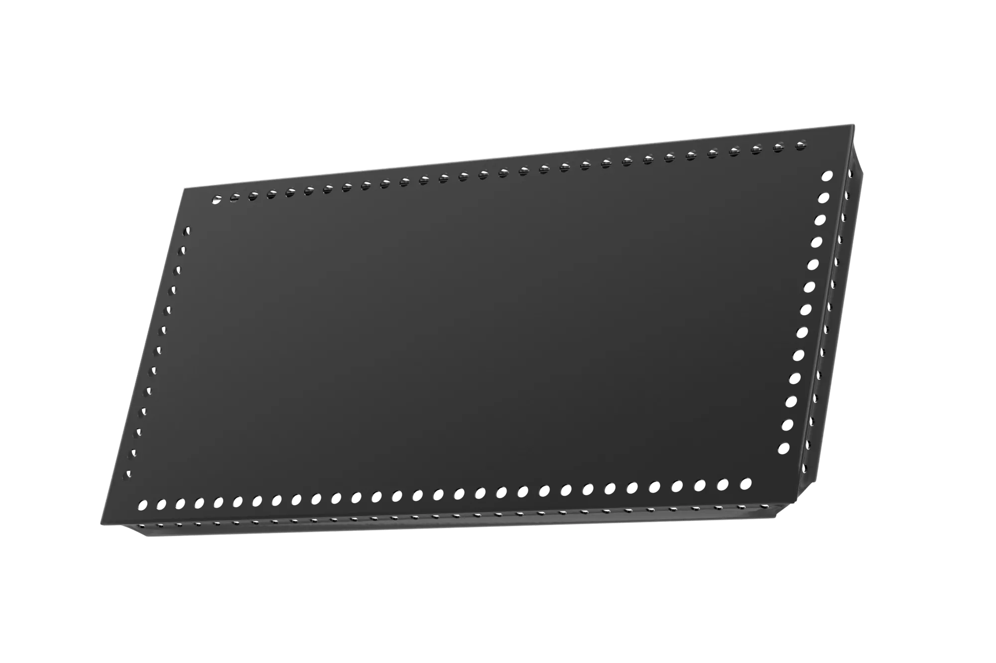 USM Haller Tablar Gelocht Graphitschwarz 175x350 Produktbild