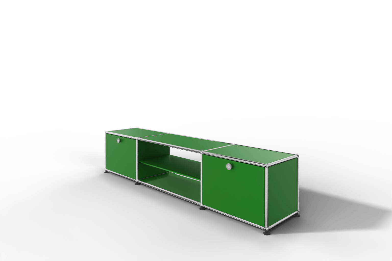 USM Haller TV-Lowboard mit Mittelteil und Zwischentablar Produktbild