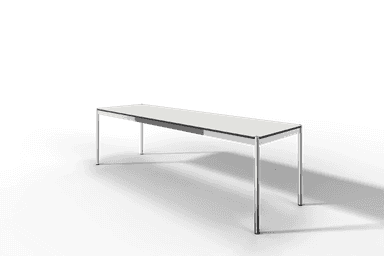 USM Haller Tisch, Tiefe 750 mm, in Fenix, aus 3 Farben wählbar, Tischlänge wählbar Produktbild