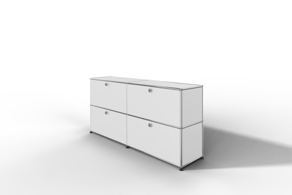 Farbe wählbar - USM Haller Sideboard, mit 4 Klapptüren Produktbild